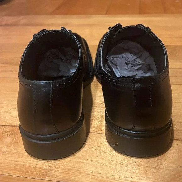 Florsheim 18454-01 Black Leather Men’s Oxford Lace Up Shoe 9D - Picture 4 of 8